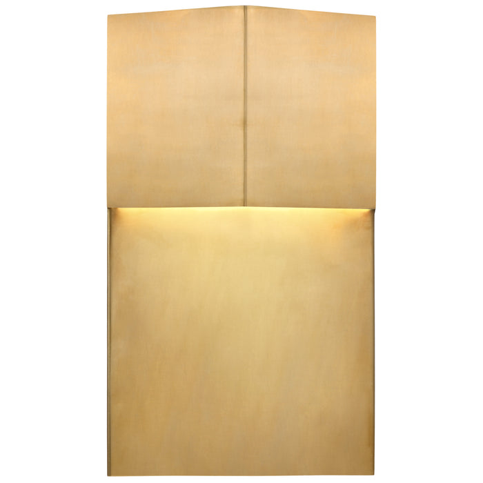 Visual Comfort - KW 2781AB - LED Outdoor Wall Sconce - Rega - Antique-Burnished Brass