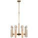 Visual Comfort - S 5911HAB-ALB - LED Chandelier - Malik - Hand-Rubbed Antique Brass