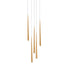 Modern Forms - PD-41705R-AB - LED Pendant - Cascade - Aged Brass