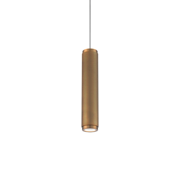 Modern Forms - PD-67014-AB - LED Chandelier - Burning Man - Aged Brass