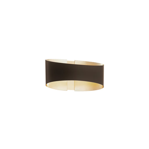Modern Forms - WS-20210-BZ/BR - LED Wall Sconce - Swerve - Bronze/Brushed Brass