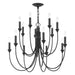 Troy Lighting - F1014-FOR - 14 Light Chandelier - Cate - Forged Iron
