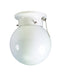 Trans Globe Imports - 3606P WH - One Light Flushmount - Dash - White