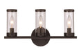 Trans Globe Imports - 71713 BK - Three Light Vanity Bar - Black