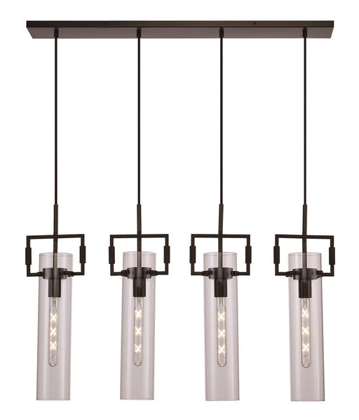 Trans Globe Imports - PND-2156 BK - Four Light Pendant - Black