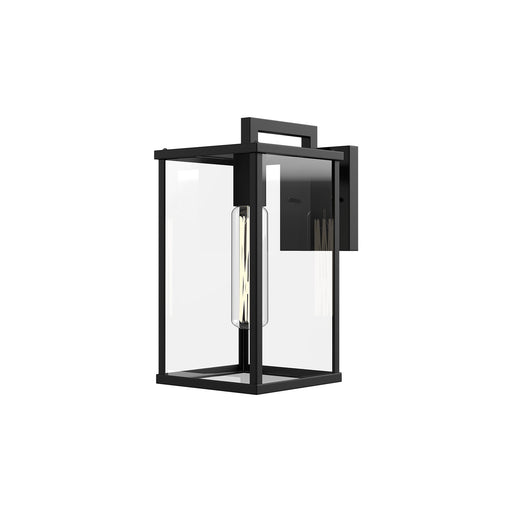 Alora - EW652505BKCL - One Light Exterior Wall Mount - Brentwood - Textured Black/Clear Glass