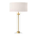 Alora - TL567218BGWL - Two Light Table Lamp - Sasha - Brushed Gold/White Linen