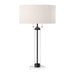 Alora - TL567218MBWL - Two Light Table Lamp - Sasha - Matte Black/White Linen