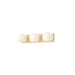 Alora - VL548322BGOP - Three Light Bathroom Fixtures - Willow - Brushed Gold/Opal Matte Glass