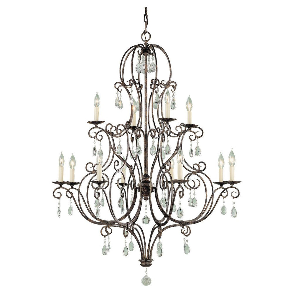 Generation Lighting F1938/8+4MBZ 12 Light Chandelier Chateau
