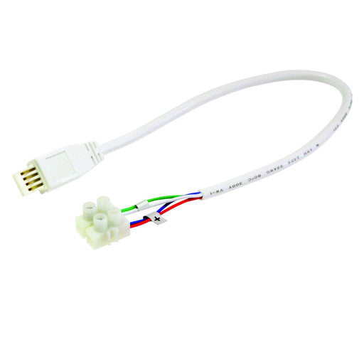 12`` Power Line Cable Interconnector With Terminal Block For Lightbar Silk - Lighting Design Store