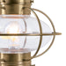 Norwell Lighting - 1710-AG-CL - One Light Post Mount - American Onion - Aged Brass
