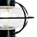 Norwell Lighting - 1710-BL-CL - One Light Post Mount - American Onion - Black