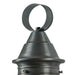 Norwell Lighting - 1710-GM-CL - One Light Post Mount - American Onion - Gun Metal