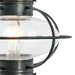 Norwell Lighting - 1710-GM-CL - One Light Post Mount - American Onion - Gun Metal