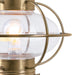 Norwell Lighting - 1711-AG-CL - One Light Post Mount - American Onion - Aged Brass