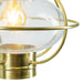 Norwell Lighting - 1712-SB-CL - One Light Outdoor Wall Mount - American Onion - Satin Brass