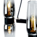 Norwell Lighting - 9775-MBCH-CLGR - 12 Light Chandelier - Flame - Matte Black With Chrome