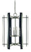 Framburg - L1066 BN/MBLACK - Six Light Chandelier - Bucolic - Brushed Nickel with Matte Black Accents