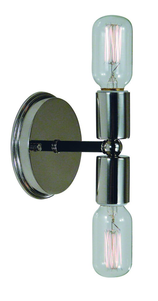 Framburg - L1012 PN/MBLACK - Two Light Wall Sconce - Gyrate - Polished Nickel with Matte Black Accents