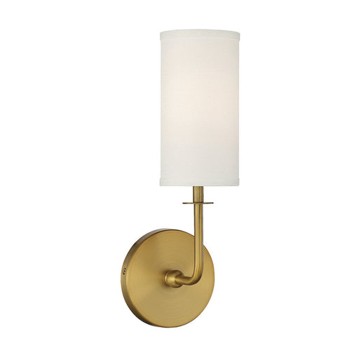 Savoy House - 9-1755-1-322 - One Light Wall Sconce - Powell - Warm Brass