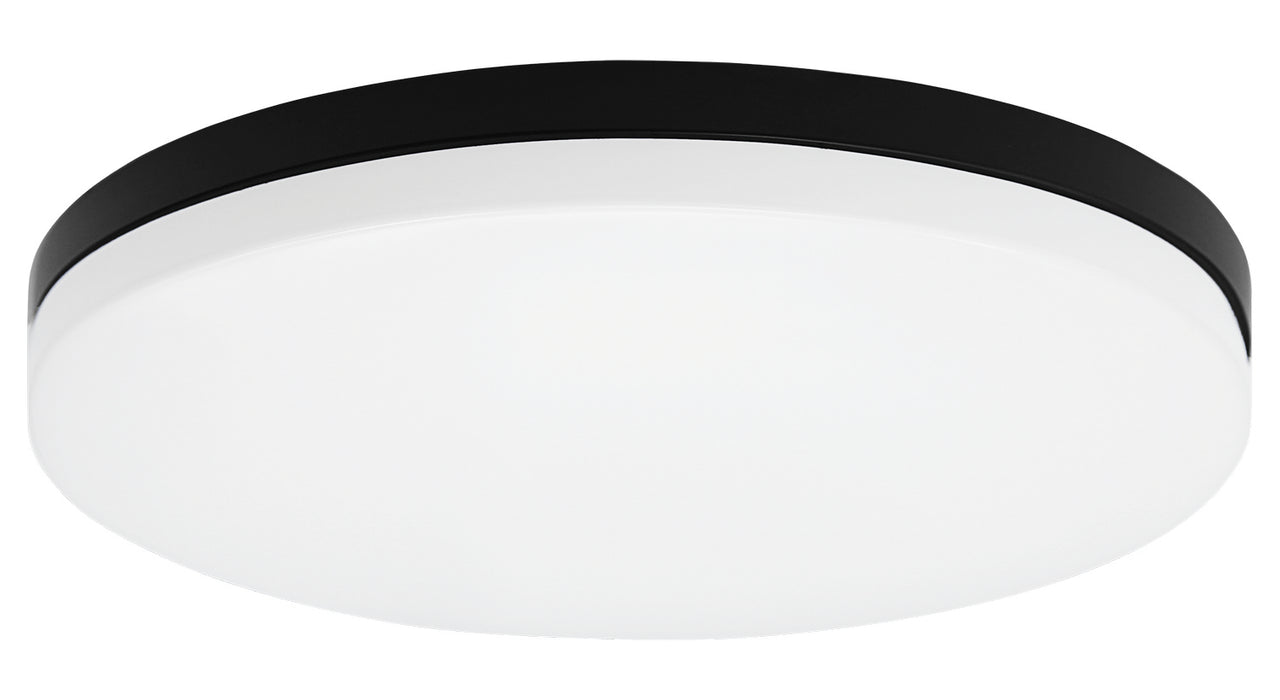 Matteo Lighting - M11901BK - One Light Flush Mount - Circian - Black