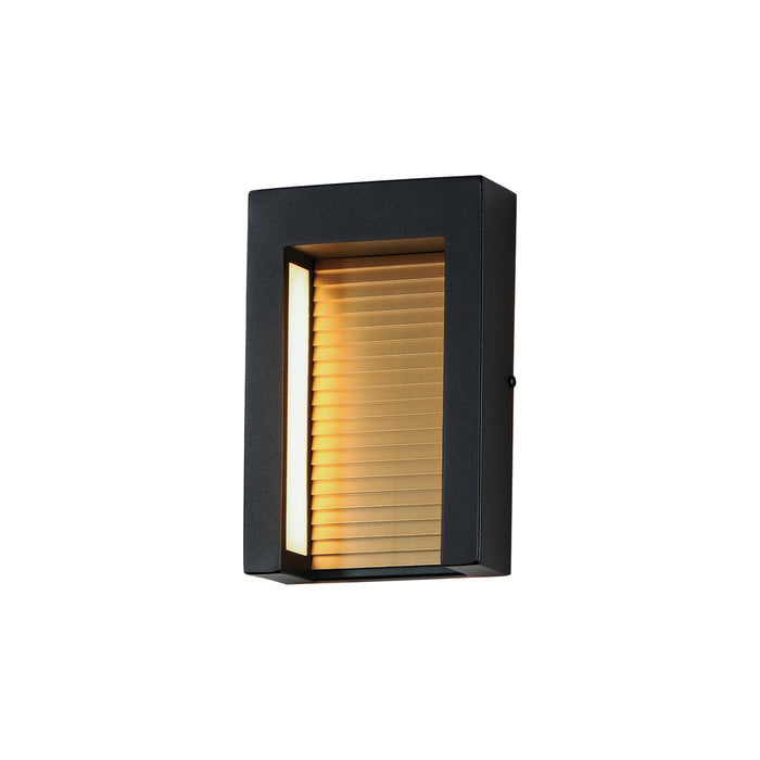 ET2 - E30102-BKGLD - LED Outdoor Wall Sconce - Alcove - Black / Gold