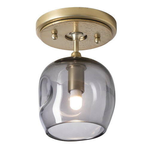 One Light Semi-Flush Mount