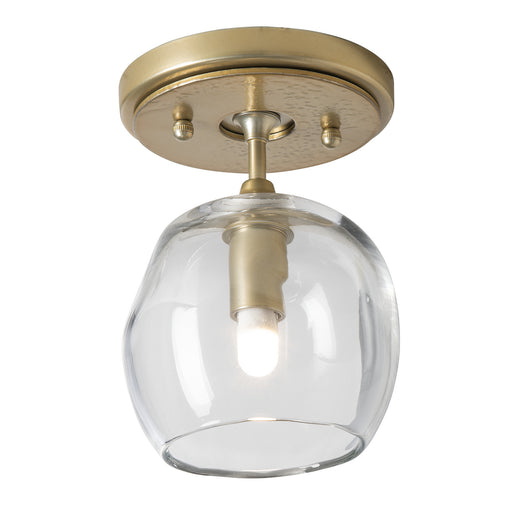 One Light Semi-Flush Mount