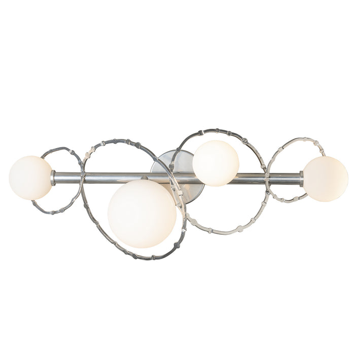 Hubbardton Forge - 201361-SKT-85-GG0712 - Four Light Bath Sconce - Sterling