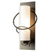 Hubbardton Forge - 302401-SKT-14-GG0066 - One Light Outdoor Wall Sconce - Coastal Oil Rubbed Bronze