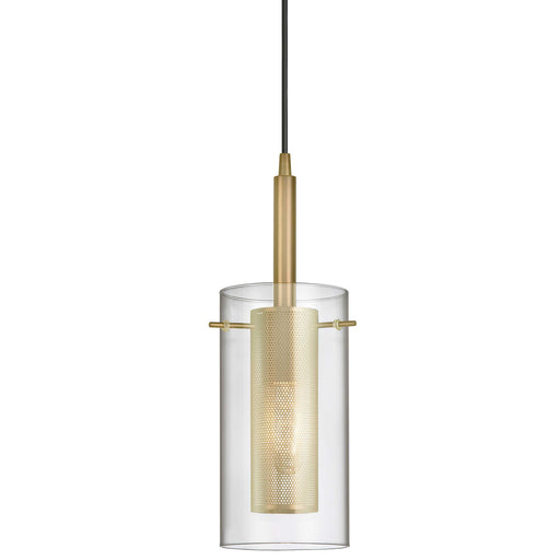 Dainolite Ltd - 30961-CM-AGB - One Light Pendant - Percy - Aged Brass