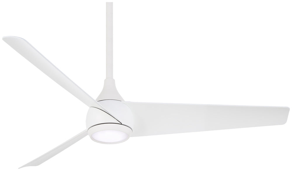 Minka Aire - F678L-WHF - 52``Ceiling Fan - Twist - Flat White