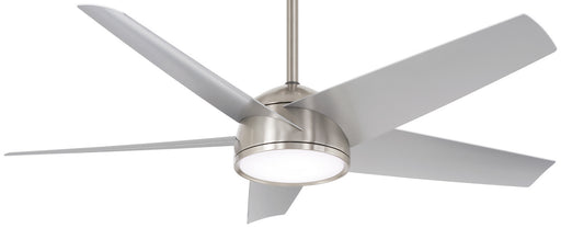 Minka Aire - F781L-BNW - 58``Outdoor Ceiling Fan - Chubby - Brushed Nickel Wet