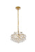 Elegant Lighting - 1106D14BR - Three Light Pendant - Savannah - Brass