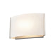 DVI Lighting - DVP1700SN-OP - LED Wall Sconce - Vanguard CCT - Satin Nickel with Half Opal Glass