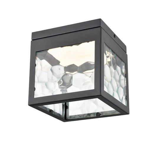 DVI Lighting - DVP26970BK-HNC - LED Flush Mount - Bishop LED Outdoor - Black with Honeycomb Glass