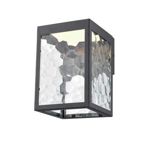 DVI Lighting - DVP26971BK-HNC - LED Wall Sconce - Bishop LED Outdoor - Black with Honeycomb Glass