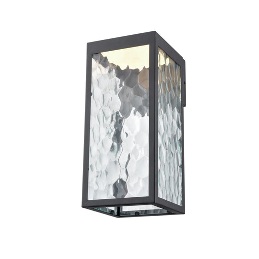 DVI Lighting - DVP26972BK-HNC - LED Wall Sconce - Bishop LED Outdoor - Black with Honeycomb Glass