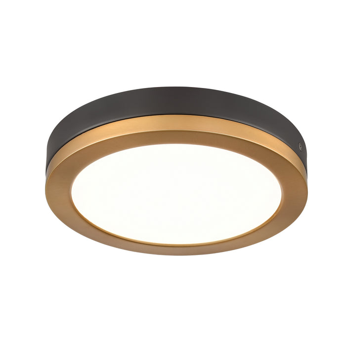 DVI Lighting - DVP39328BR+GR - LED Flush Mount - Temagami CCT - Brass and Graphite