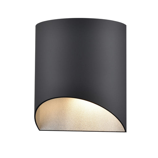 DVI Lighting - DVP43090SS+BK - One Light Wall Sconce - Brecon Outdoor - Stainless Steel and Black