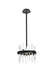 Elegant Lighting - 2200D12BK - Six Light Pendant - Serena - Black