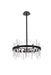 Elegant Lighting - 2200D20BK - Ten Light Pendant - Serena - Black