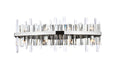 Elegant Lighting - 2200W30C - Eight Light Bath Sconce - Serena - Chrome