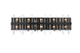 Elegant Lighting - 2200W36BK - Ten Light Bath Sconce - Serena - Black