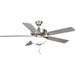 Progress Lighting - P250082-009-WB - 52``Ceiling Fan - AirPro Builder Fan - Brushed Nickel