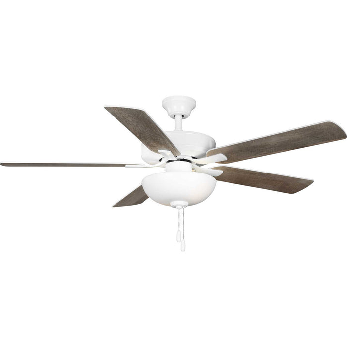 Progress Lighting - P250082-030-WB - 52``Ceiling Fan - AirPro Builder Fan - White