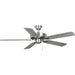 Progress Lighting - P250084-009 - 52``Ceiling Fan - AirPro E-Star Fan - Brushed Nickel