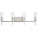 Progress Lighting - P300359-009 - Four Light Bath Vanity - Elara - Brushed Nickel