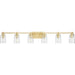 Progress Lighting - P300372-012 - Six Light Bath Vanity - Adley - Satin Brass